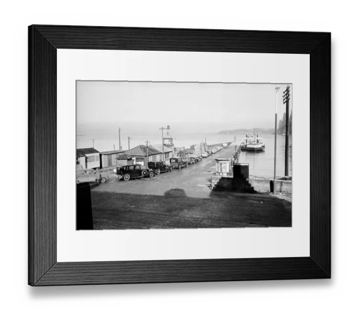Framed Print : Ferry Queue Framed Print : Ferry Queue