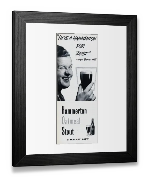 Framed Print : Hammerton Oatmeal Stout Framed Print : Hammerton Oatmeal Stout