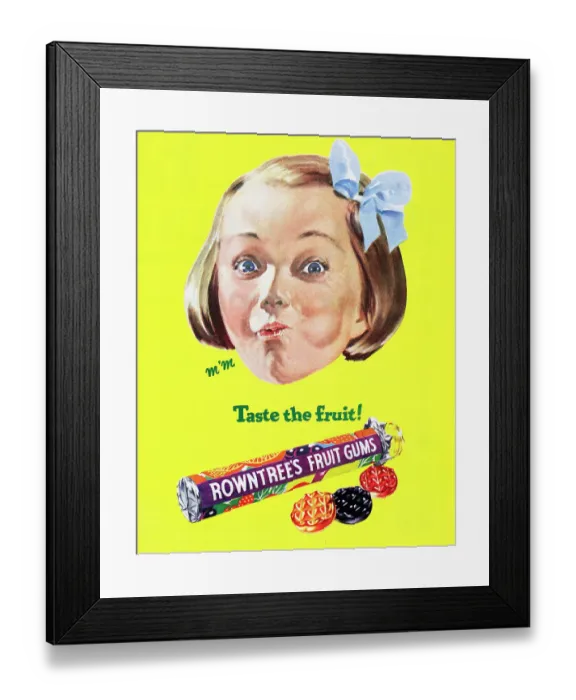 Framed Print : Rowntree's Fruit Gums Framed Print : Rowntree's Fruit Gums