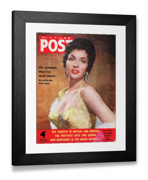 Framed Print : Gina Lollobrigida Framed Print : Gina Lollobrigida