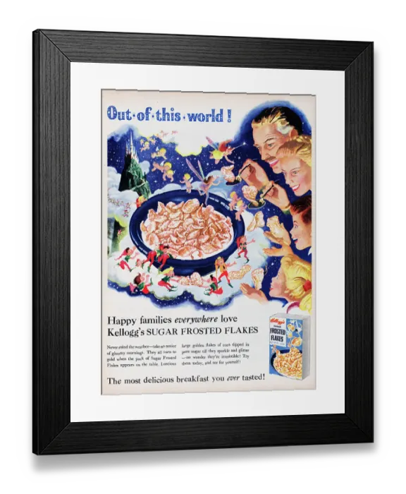 Framed Print : Kellogg's Frosties Framed Print : Kellogg's Frosties