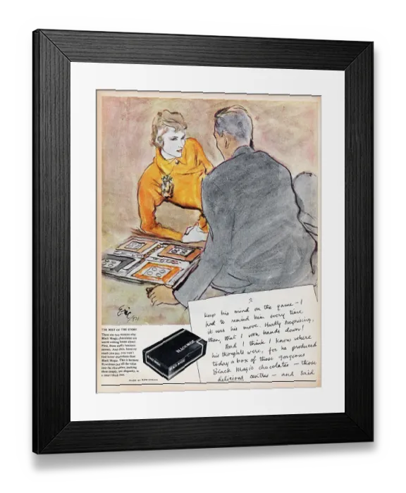 Framed Print : Rowntree's Black Magic Framed Print : Rowntree's Black Magic