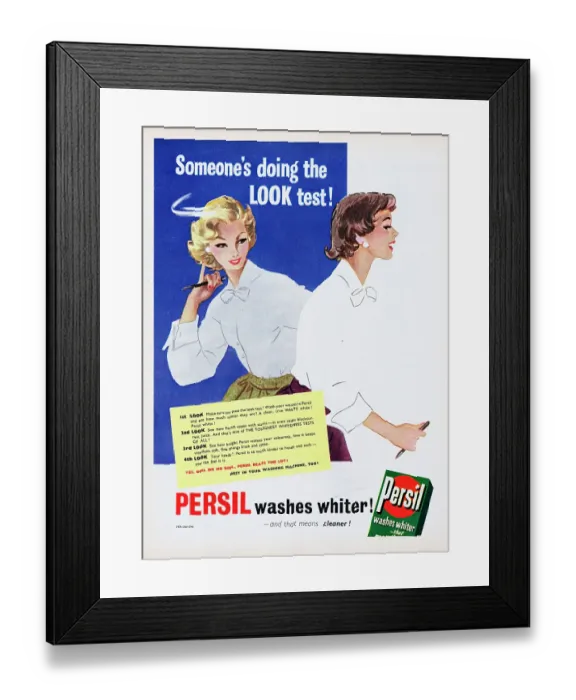 Framed Print : Persil Washes Whiter! Framed Print : Persil Washes Whiter!