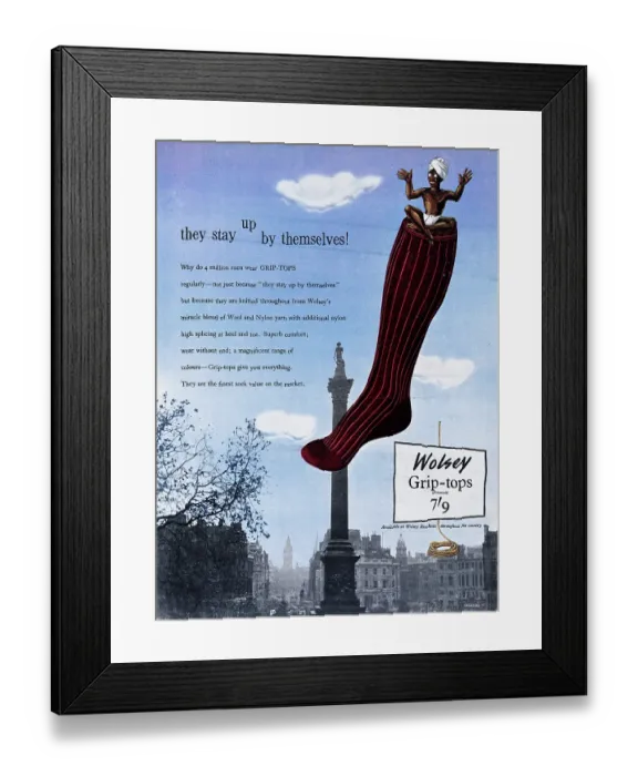 Framed Print : Wolsey Grip-tops