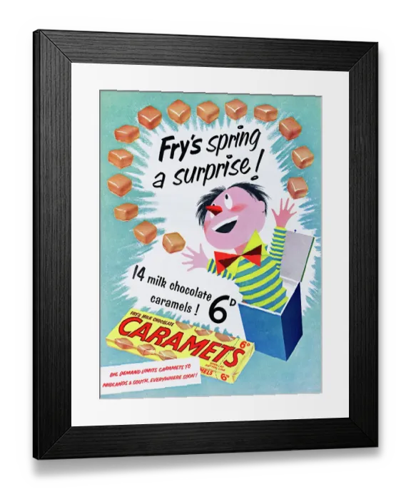 Framed Print : Fry's Caramets Framed Print : Fry's Caramets