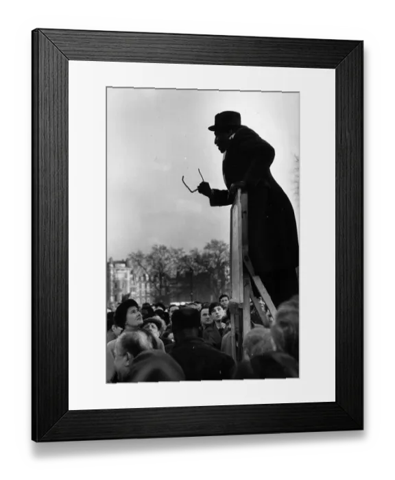Framed Print : Speaker In The Park Framed Print : Speaker In The Park