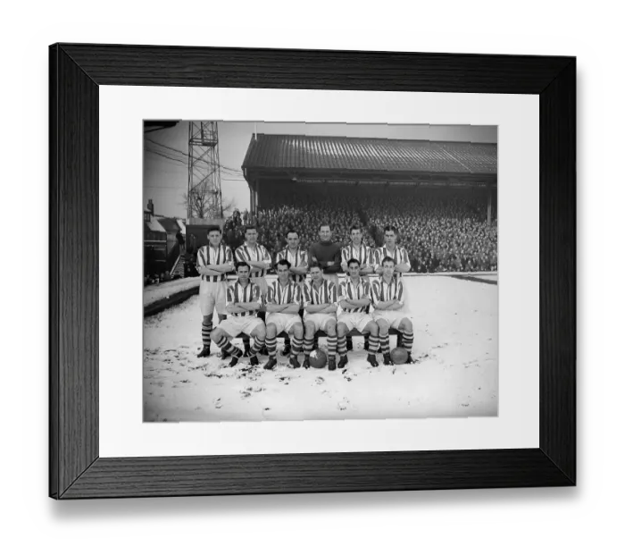 Framed Print : Snowy Pitch Framed Print : Snowy Pitch