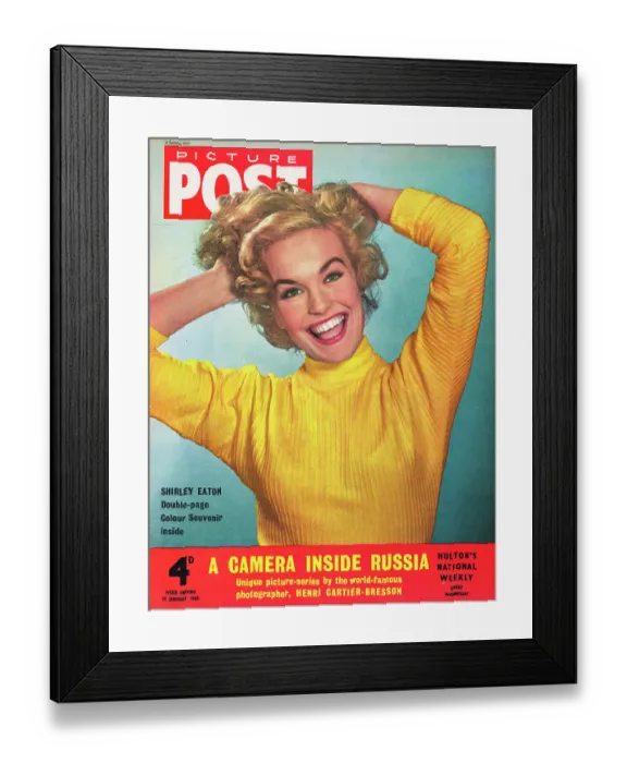 Framed Print : Shirley Eaton Framed Print : Shirley Eaton