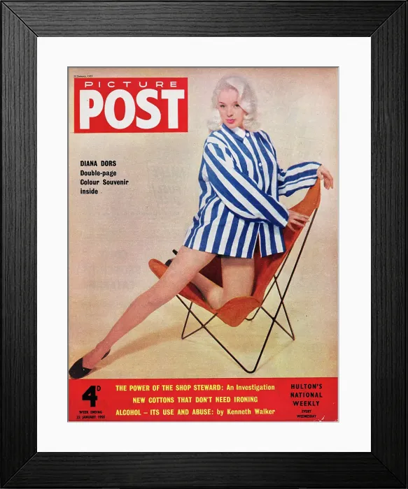 Framed Print : Diana Dors