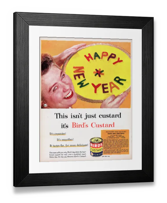 Framed Print : Bird's Custard Framed Print : Bird's Custard