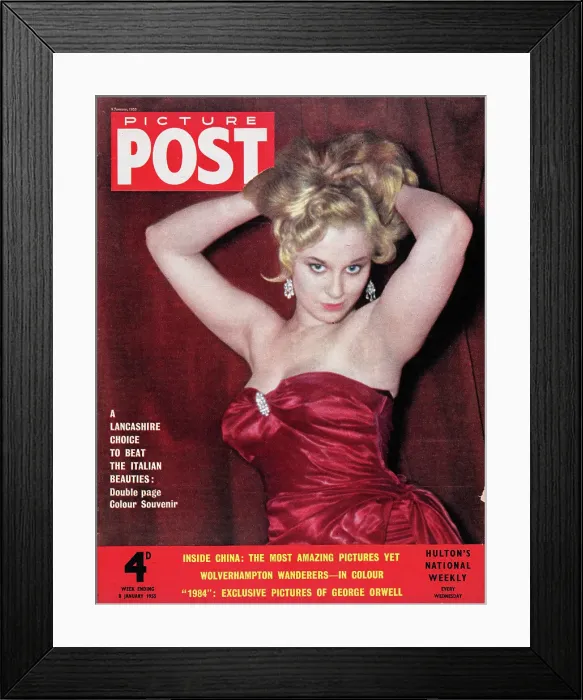 Framed Print : Sabrina. 8th January 1955: English actress and glamour model Sabrina Framed Print : Sabrina. 8th January 1955: English actress and glamour model Sabrina