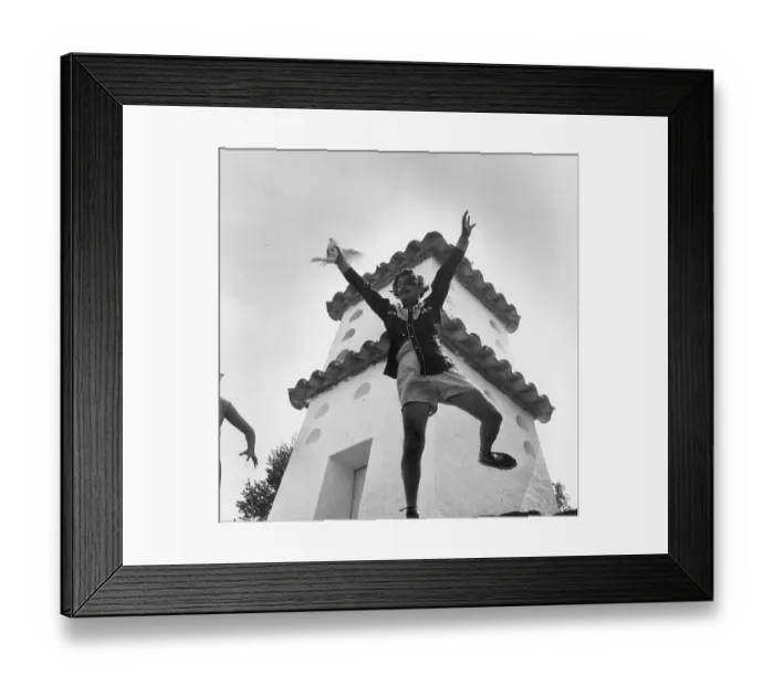 Framed Print : Jumping Dali Framed Print : Jumping Dali