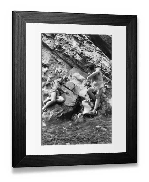 Framed Print : Dali On The Rocks Framed Print : Dali On The Rocks
