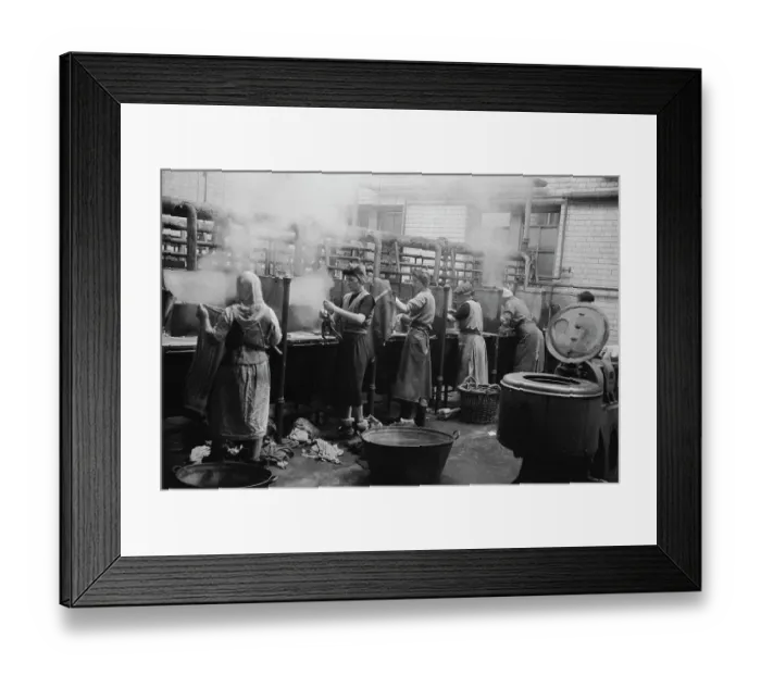 Framed Print : A Newcastle Wash House, 1955 Framed Print : A Newcastle Wash House, 1955