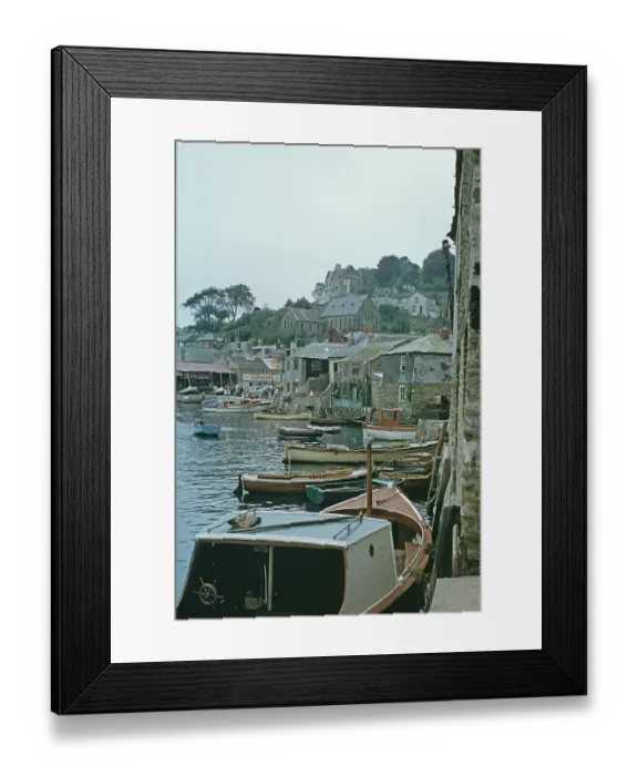 Framed Print : Salcombe. Boats in the harbour at Salcombe in Devon, England, circa 1955 Framed Print : Salcombe. Boats in the harbour at Salcombe in Devon, England, circa 1955