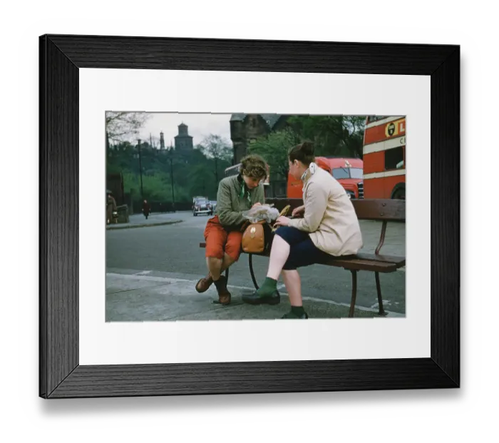 Framed Print : French Visitors To Glasgow Framed Print : French Visitors To Glasgow