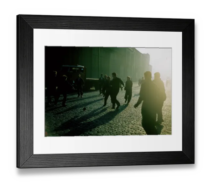 Framed Print : Glasgow Kick About Framed Print : Glasgow Kick About