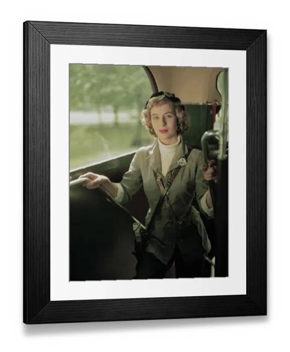 Framed Print : Bus Conductress Framed Print : Bus Conductress