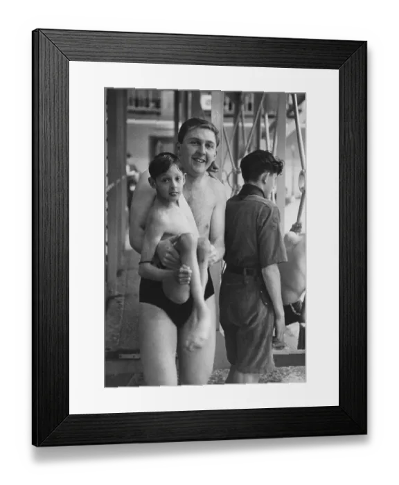Framed Print : Polio Swimming Gala Framed Print : Polio Swimming Gala