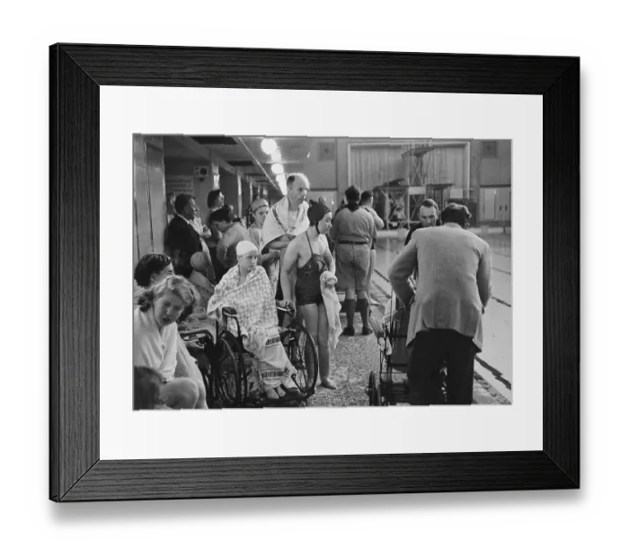 Framed Print : Polio Swimming Gala Framed Print : Polio Swimming Gala