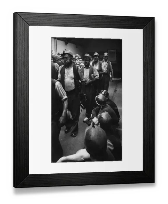 Framed Print : Coal Miners Framed Print : Coal Miners