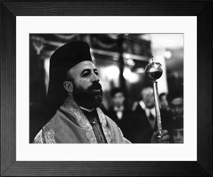 Framed Print : Makarios. Cypriot Orthodox Archbishop Makarios III Framed Print : Makarios. Cypriot Orthodox Archbishop Makarios III