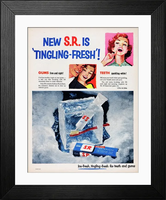 Framed Print : S.R. Toothpaste Framed Print : S.R. Toothpaste