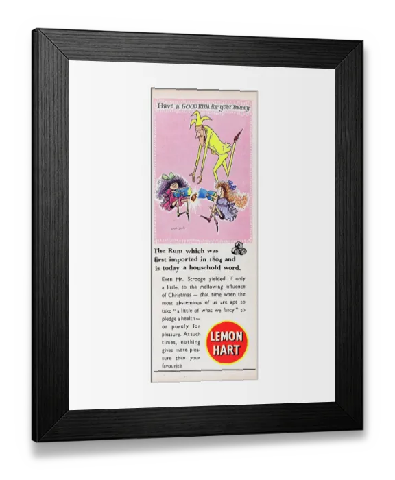 Framed Print : Lemon Hart Rum Framed Print : Lemon Hart Rum
