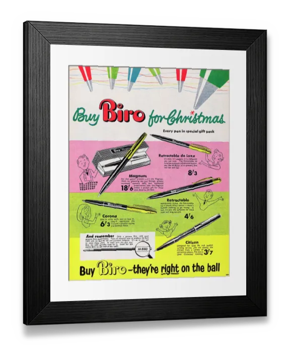 Framed Print : Buy Biro For Christmas Framed Print : Buy Biro For Christmas