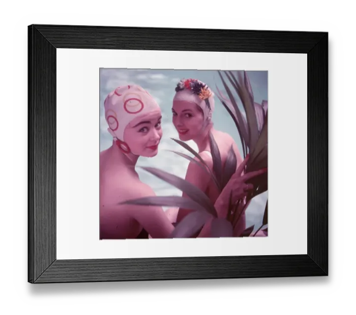 Framed Print : Swimming Caps Framed Print : Swimming Caps