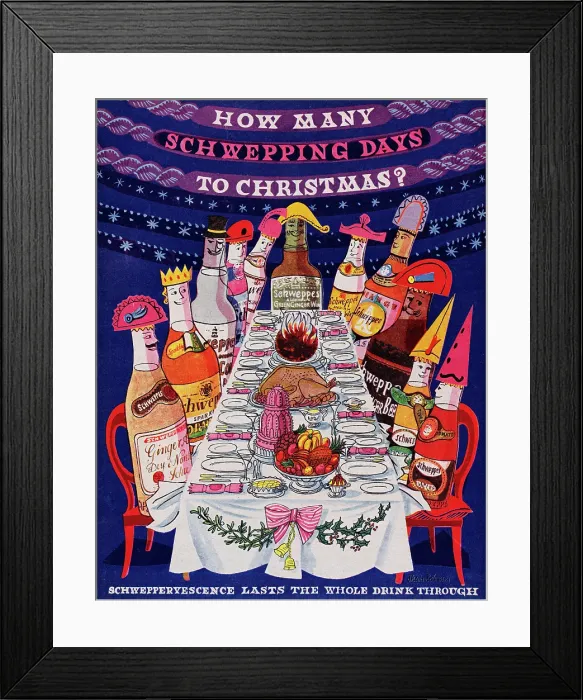Framed Print : How Many Schwepping Days To Christmas? Framed Print : How Many Schwepping Days To Christmas?