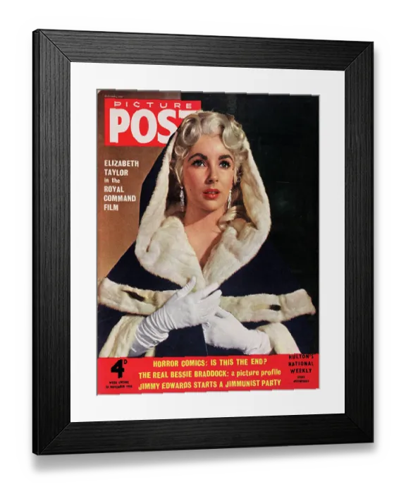 Framed Print : Elizabeth Taylor Framed Print : Elizabeth Taylor