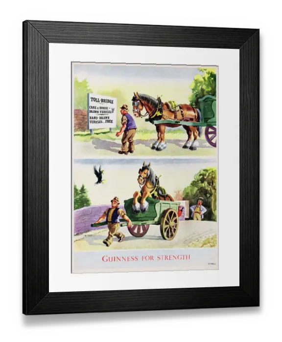 Framed Print : Guinness For Strength Framed Print : Guinness For Strength