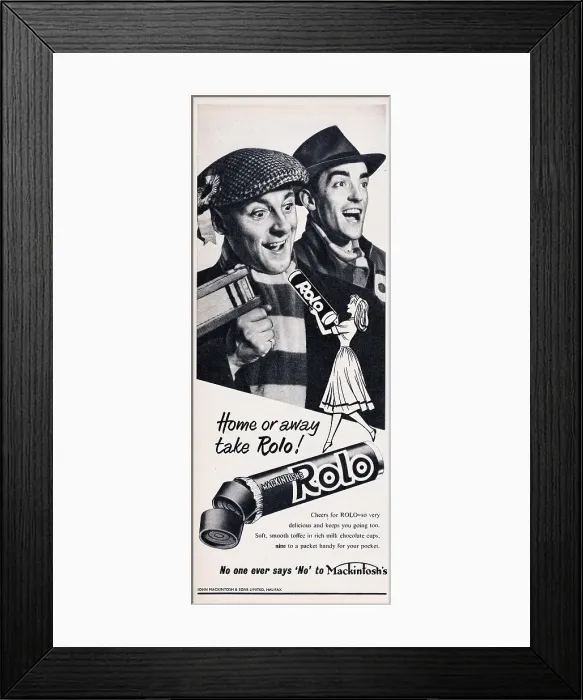 Framed Print : Mackintosh's Rolo Framed Print : Mackintosh's Rolo