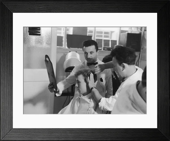 Framed Print : Brand New Perm Framed Print : Brand New Perm
