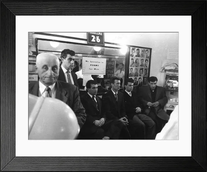 Framed Print : Men's Hairdressers Framed Print : Men's Hairdressers