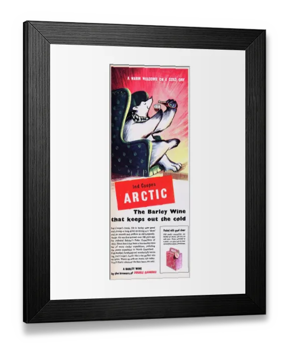 Framed Print : Ind Coope Arctic Framed Print : Ind Coope Arctic