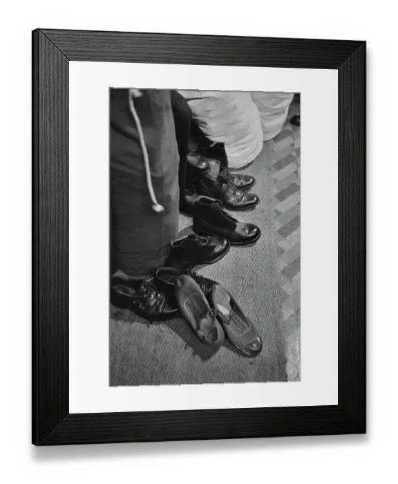 Framed Print : Conscripts Footwear Framed Print : Conscripts Footwear