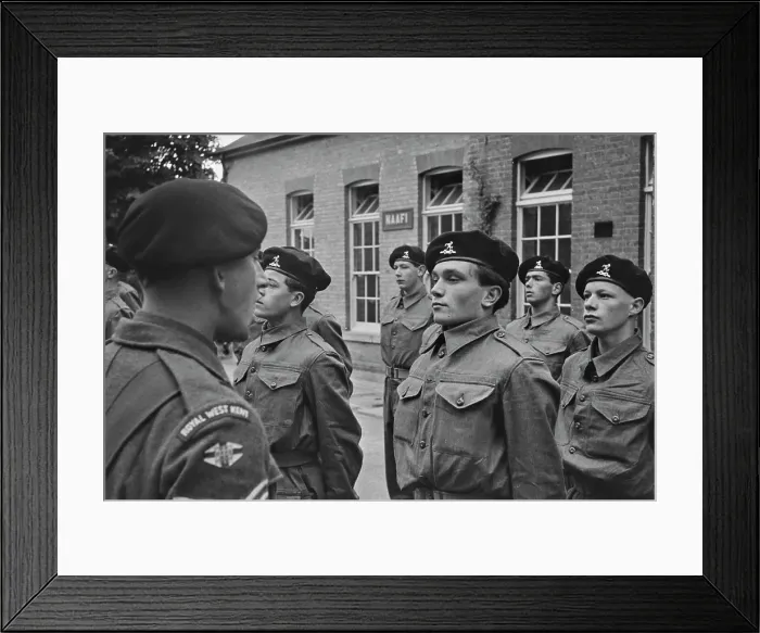 Framed Print : National Service Conscripts Framed Print : National Service Conscripts