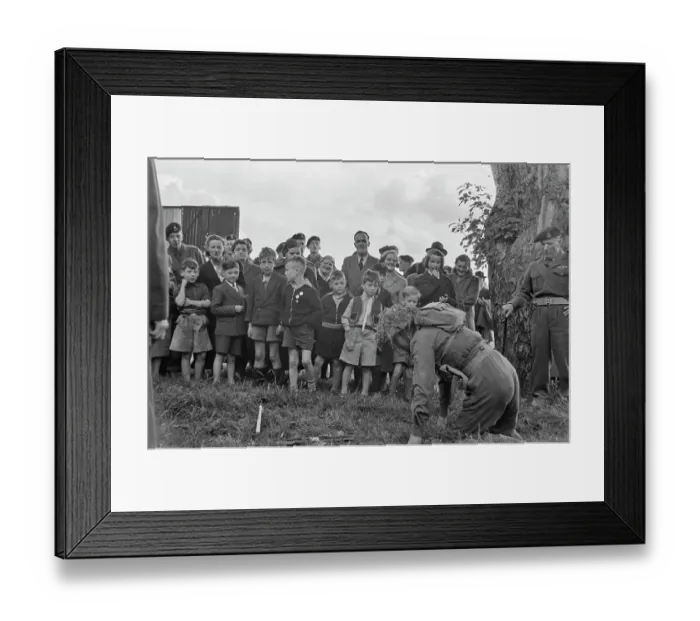 Framed Print : Conscript On Assault Course Framed Print : Conscript On Assault Course