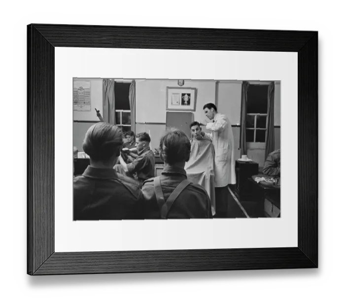 Framed Print : Regulation Haircut Framed Print : Regulation Haircut