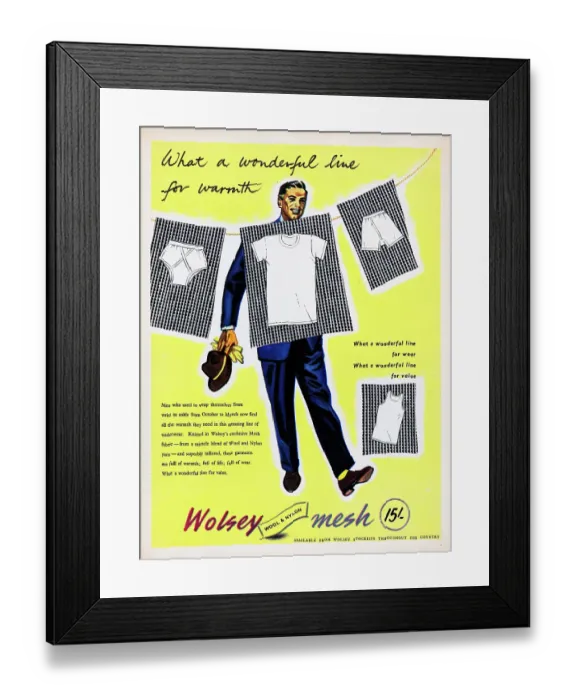 Framed Print : Wolsey Mesh Framed Print : Wolsey Mesh