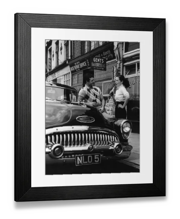Framed Print : Car Attraction