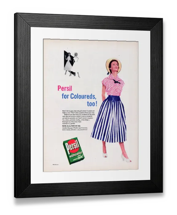Framed Print : Persil Washing Powder Framed Print : Persil Washing Powder