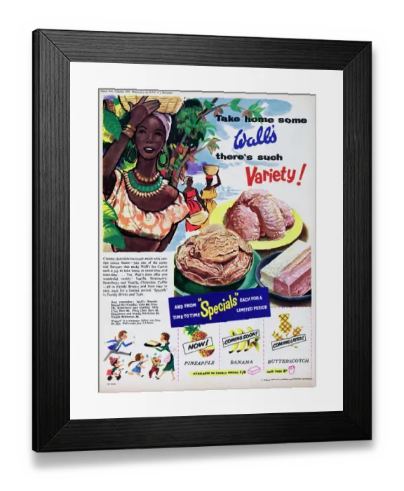 Framed Print : Wall's Ice Cream Framed Print : Wall's Ice Cream
