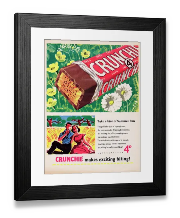 Framed Print : Fry's Crunchie Framed Print : Fry's Crunchie