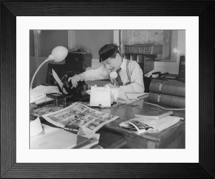Framed Print : Busy Editor Framed Print : Busy Editor