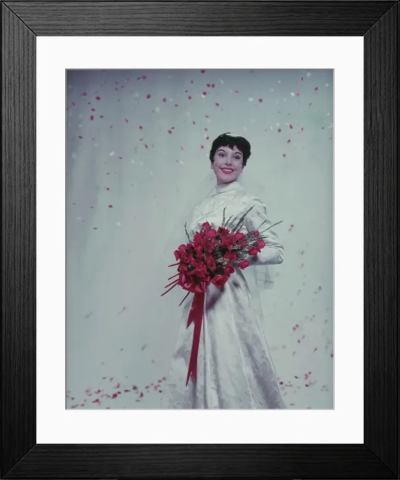 Framed Print : Smiling Bride Framed Print : Smiling Bride