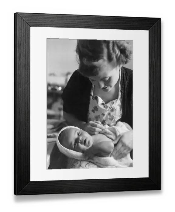 Framed Print : Unmarried Mother Framed Print : Unmarried Mother