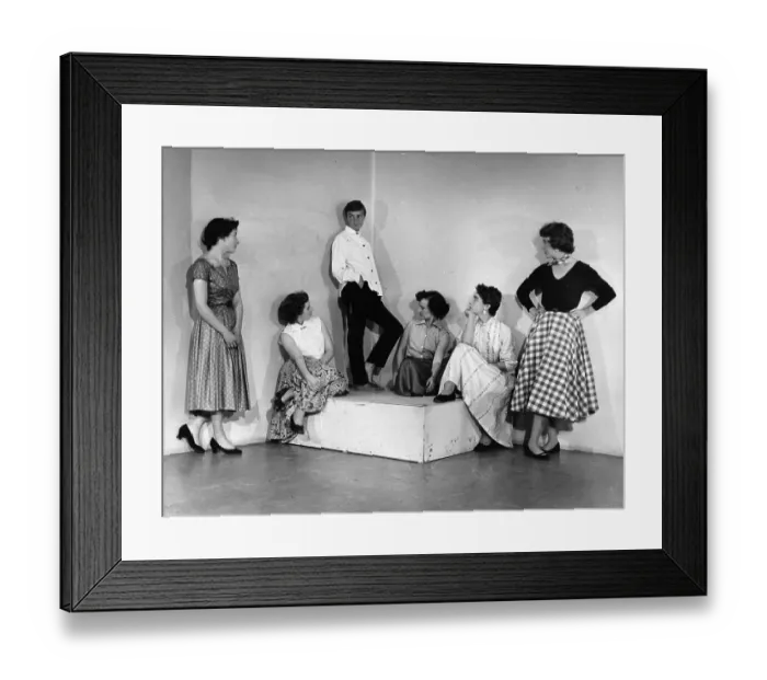 Framed Print : Youth Fashion